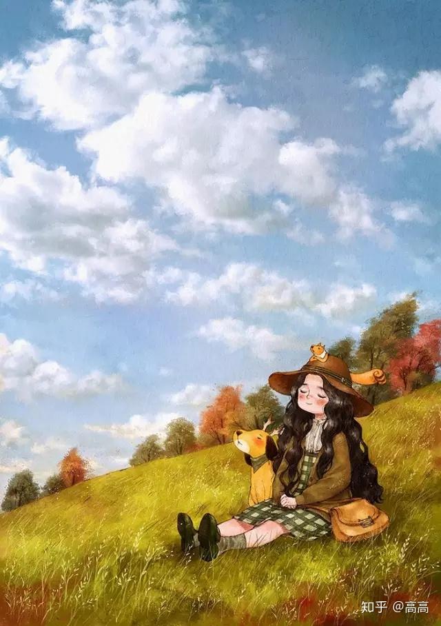 插画 | 敞开心扉,听听自己内心的声音.