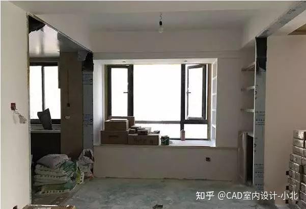 新房装修施工图和效果图对比。不得不说装修效果真不错 - 知乎