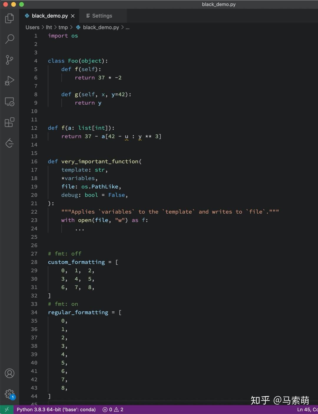 Black: 一键美化Python代码 - 知乎