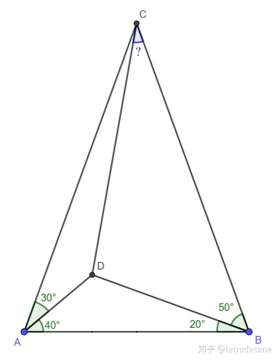 度30度40度50度的角格点几何题 知乎