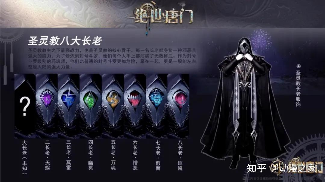 绝世唐门:圣灵教八大长老以及十二供奉都是斗罗强者 - 知乎