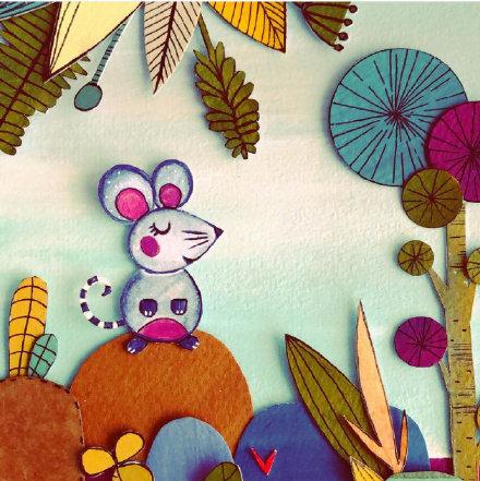 美术蛙拼贴插画叙事插画故事插画