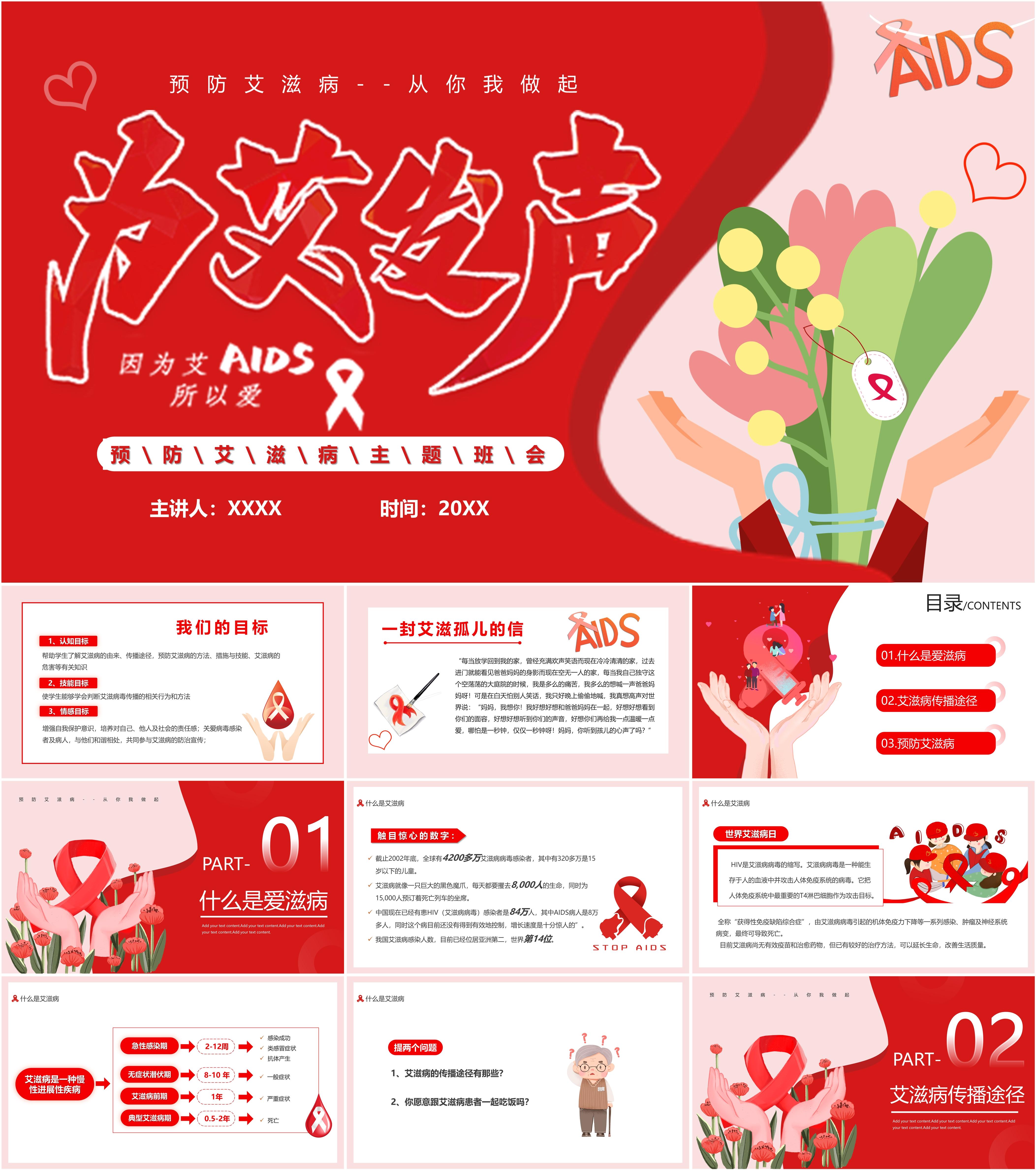 最新16套高质量2023世界艾滋病日&预防艾滋病综合知识ppt课件! - 知乎