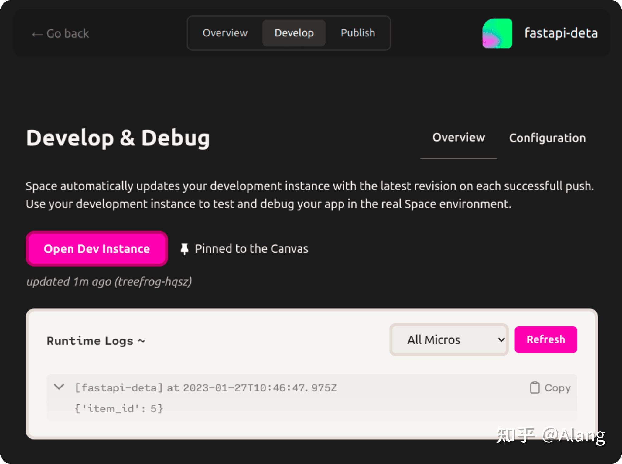 在 Deta Space 上部署 FastAPI - 知乎