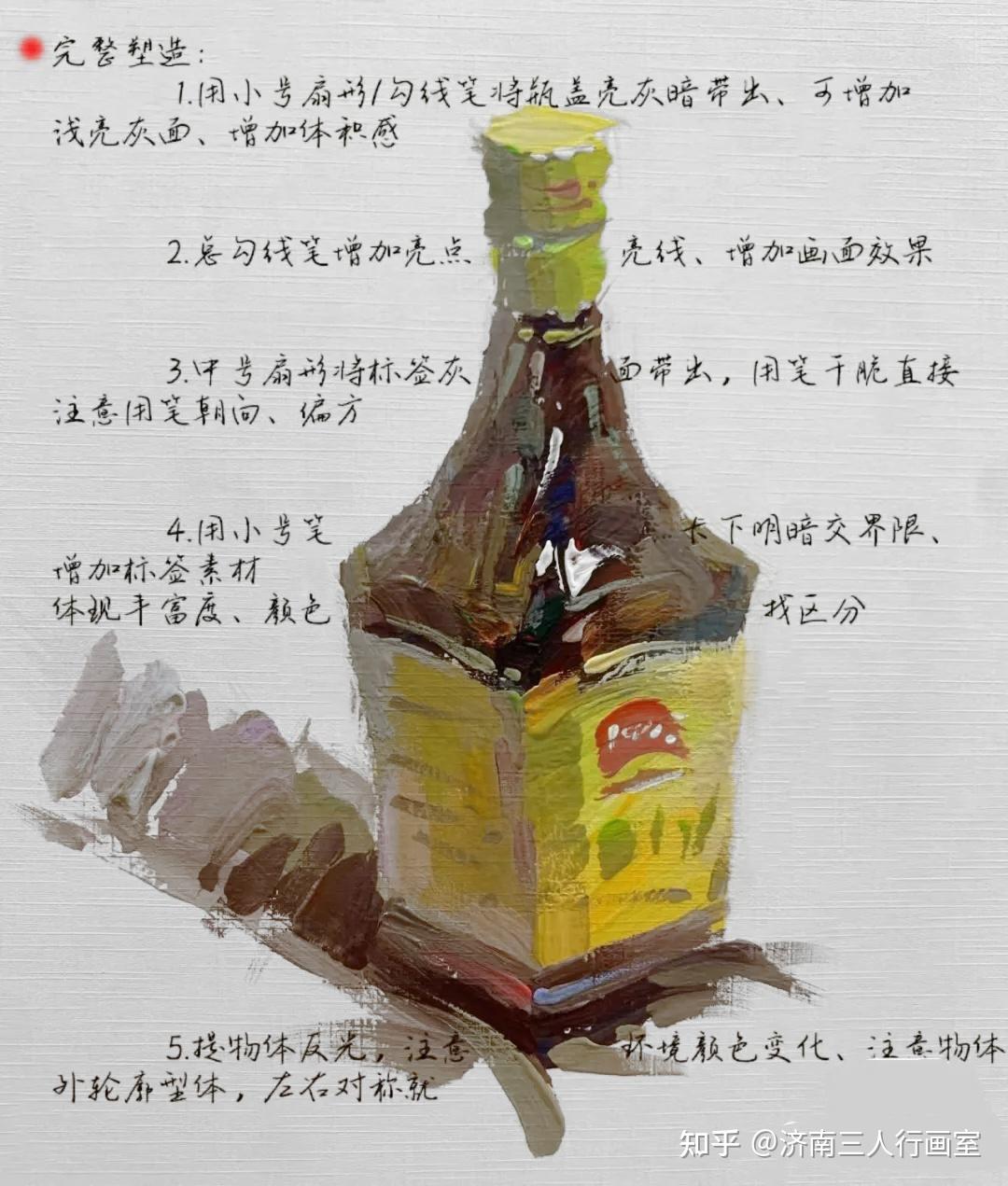 一瓶酱油的独白色彩静物的酱油瓶这次真的不打酱油了