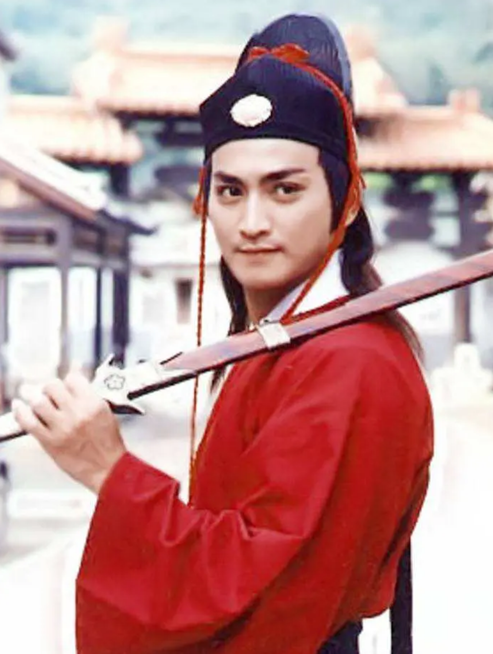 凭借帅气的长相和不俗的气质,何家劲很快与关之琳合作,主演了古装剧