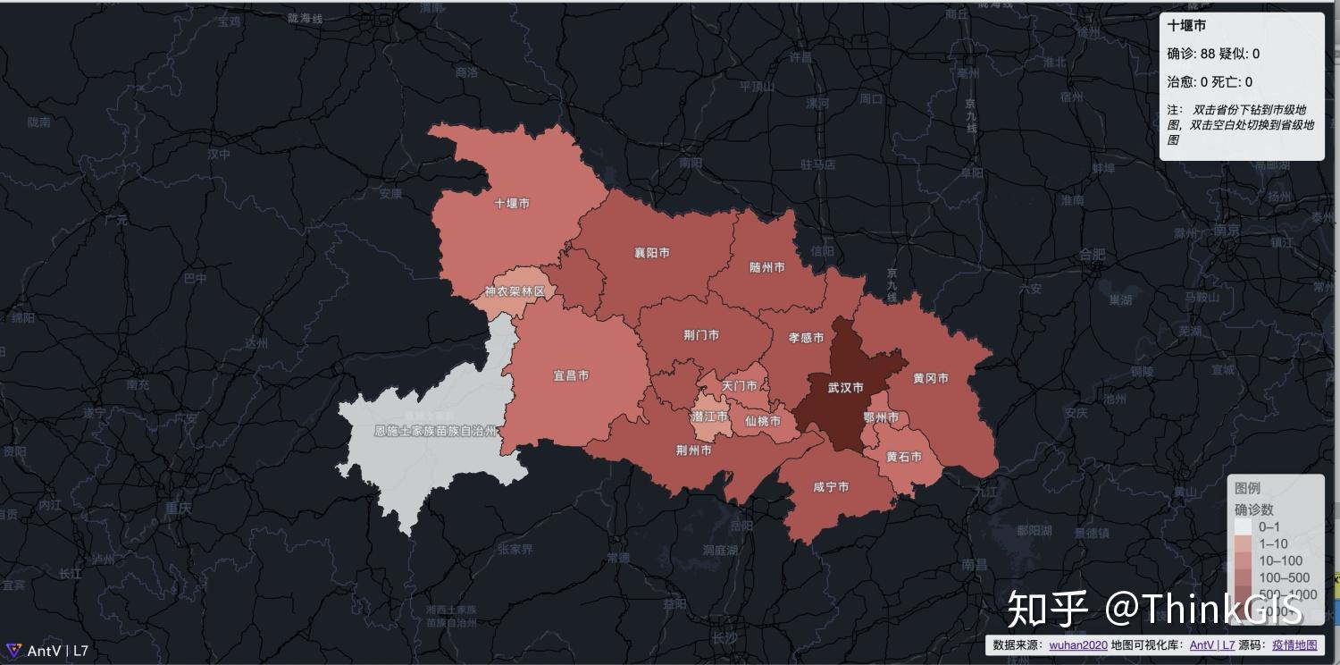 如何製作省市級別上鑽下取的在線疫情地圖