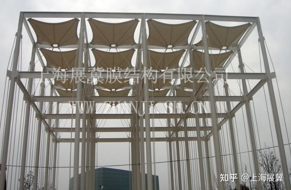 膜结构建筑骨架式应用