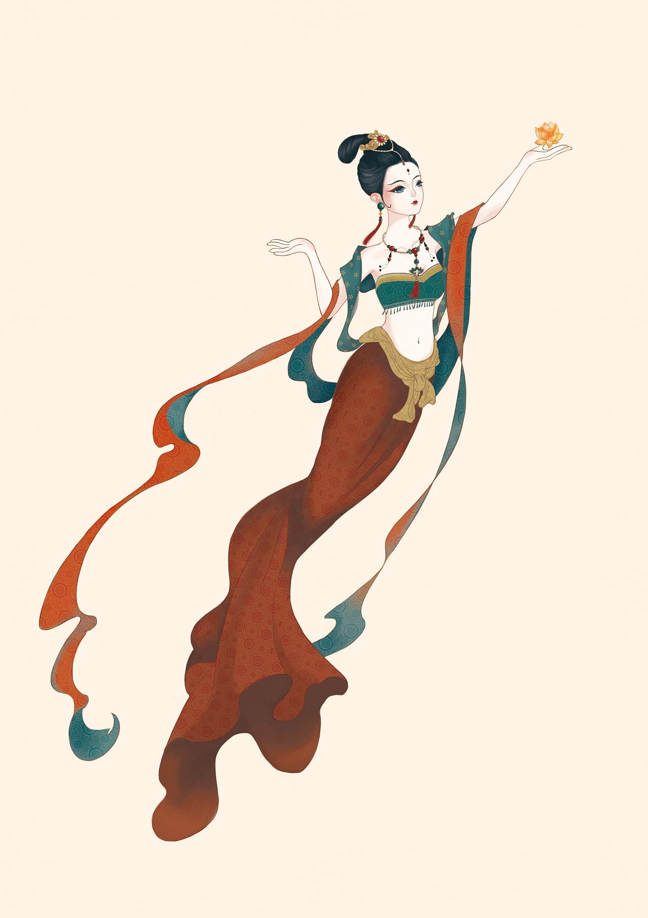 梦回敦煌飞天觅燕官妃燕飞天月饼全新升级