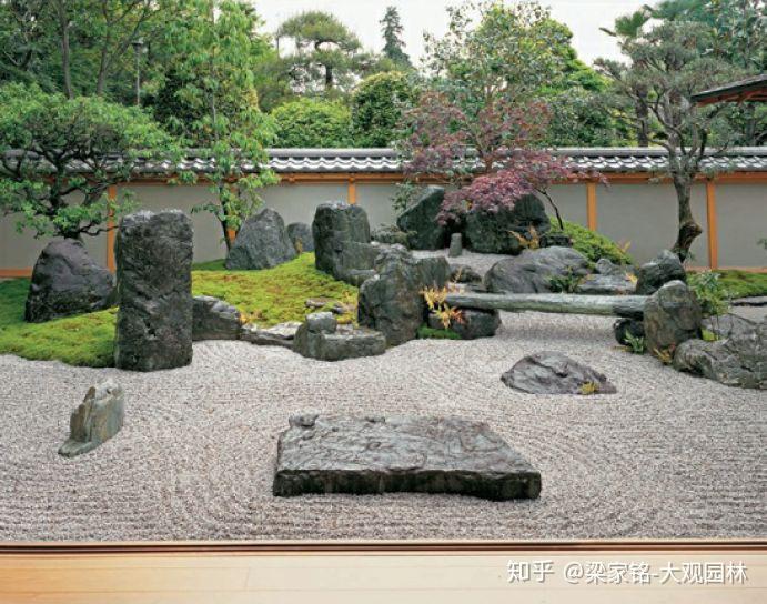 庭院石头摆放位置图图片