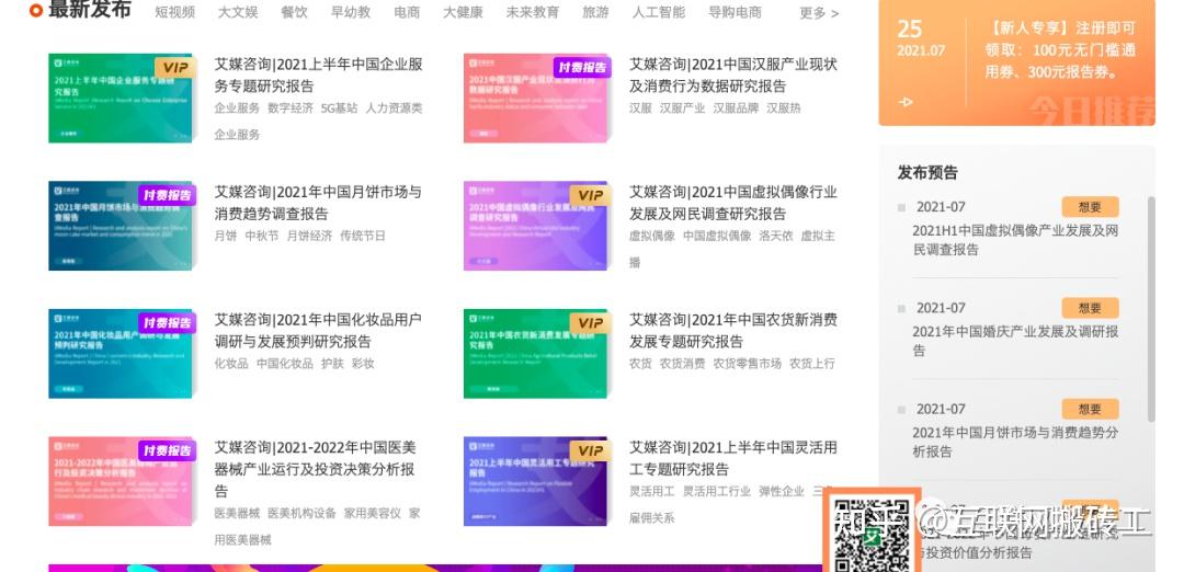 行业洞察报告的那些网站 - 知乎