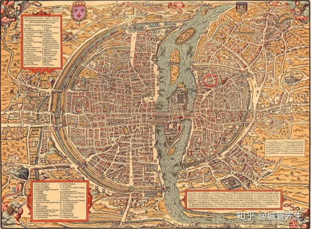 面向景观设计手册的巴黎城市地图水平呈现设计模板矢量布局 向量例证 - 插画 包括有 地理, 绘图: 203405205