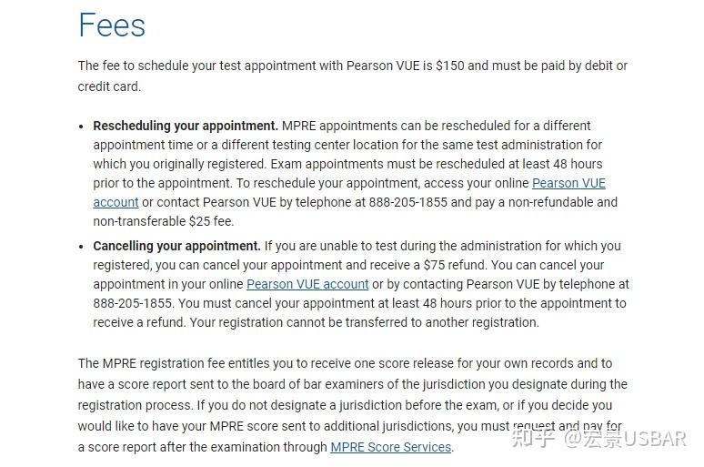 北京Pearson Vue考试中心重要通知，已报名3月MPRE北京考点的考生请注意！ 知乎