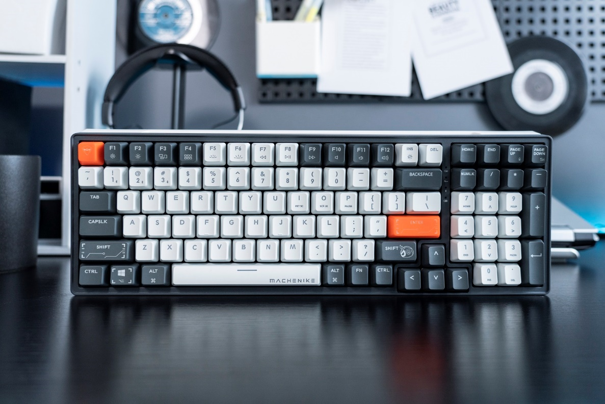 机械师k600键盘评测:机甲配色 100键配列,高达少年的非凡键入体验