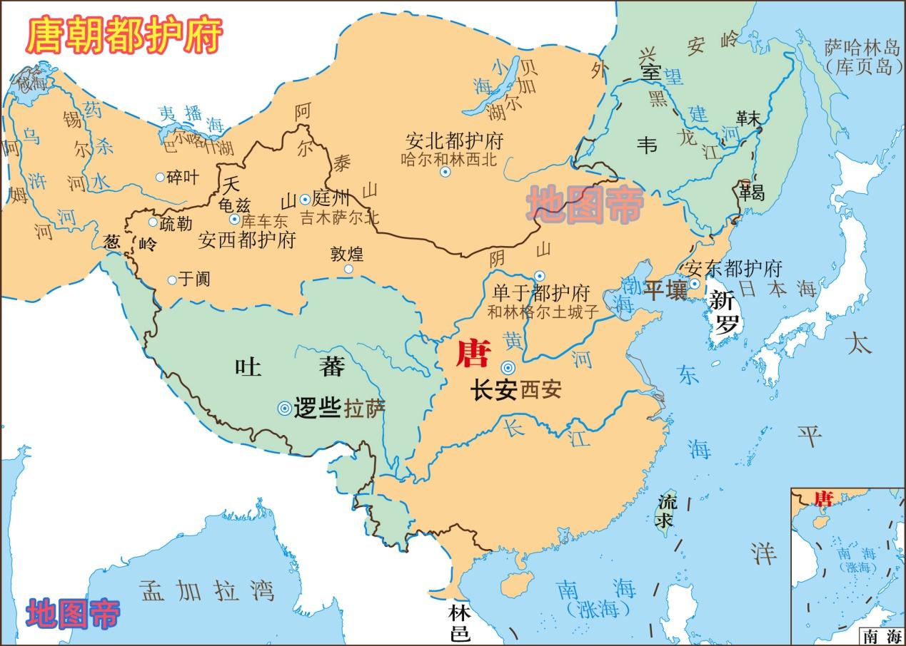 隋唐简史(10幅地图)