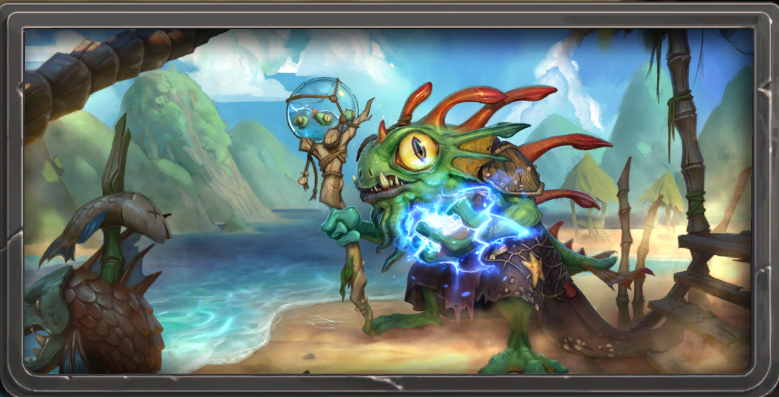 对局效果:将你所有的随从变为1攻击力1生命值.