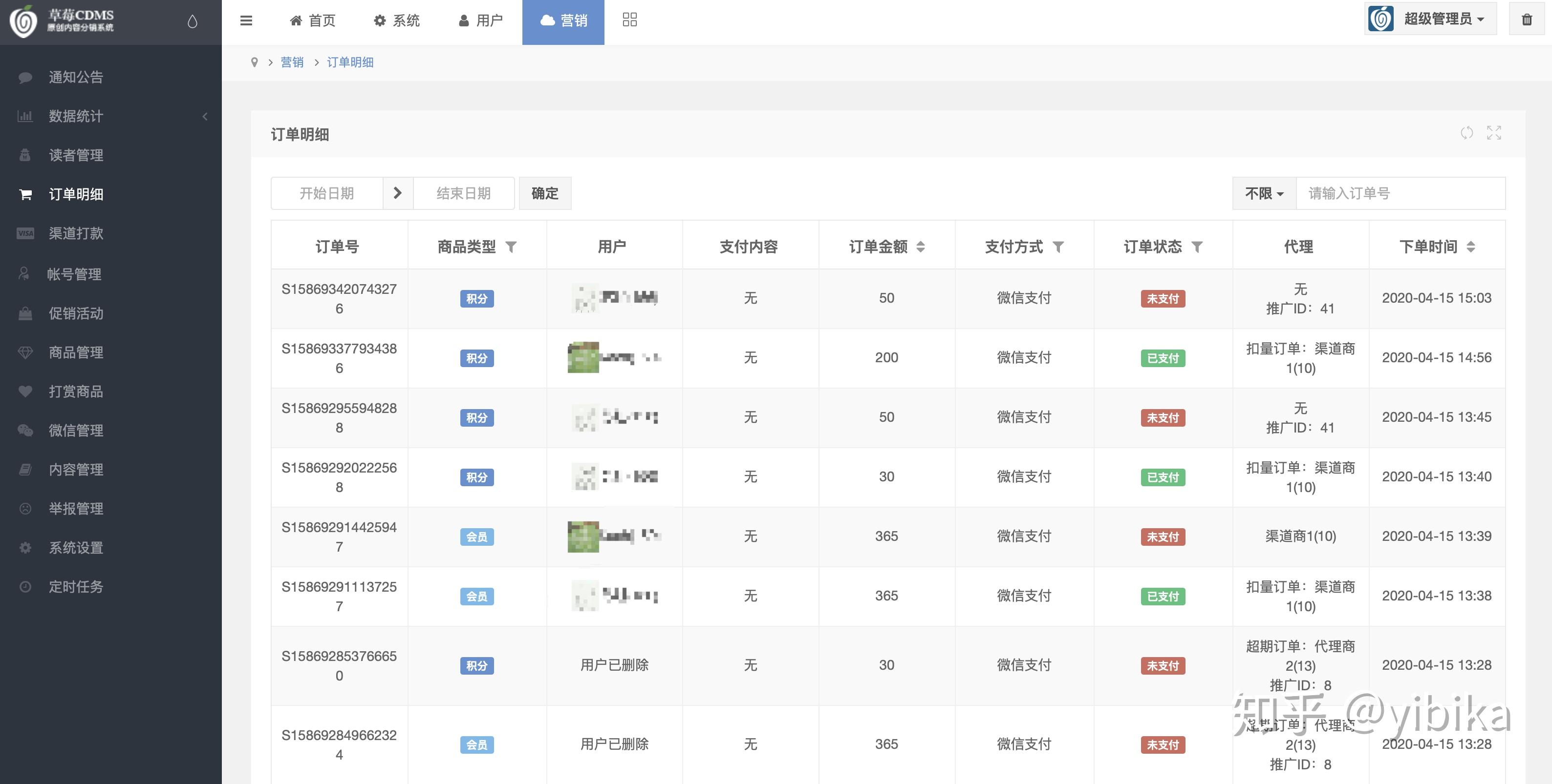 小说系统订单明细那些你不知道的事情