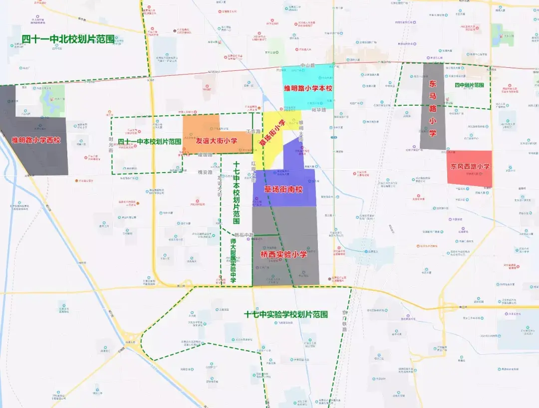 石家庄重点学区房调研桥西区最强公立初中最多机关宿舍