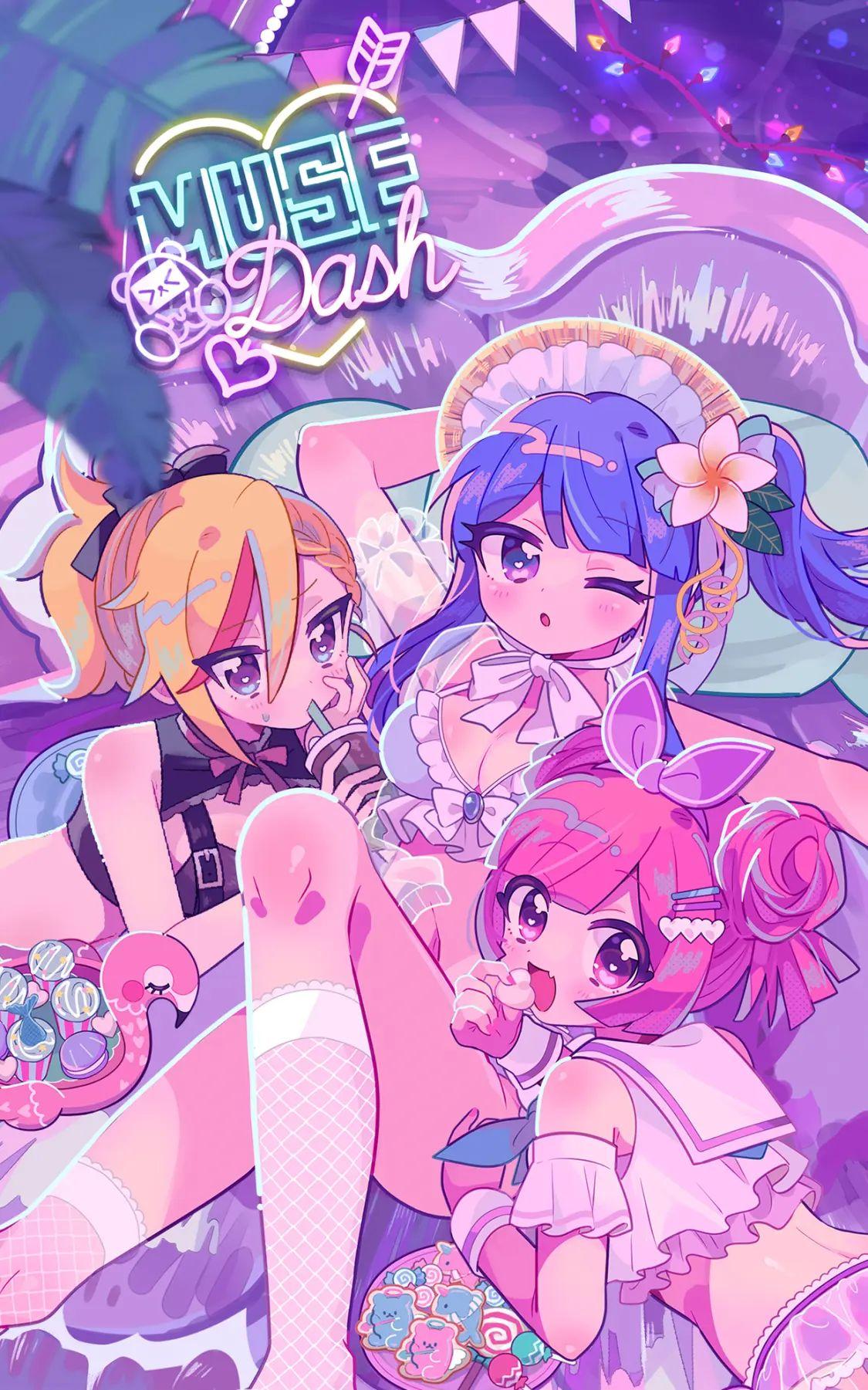 muse dash插画合集,做头像背景图都超好看,超可爱,快码住