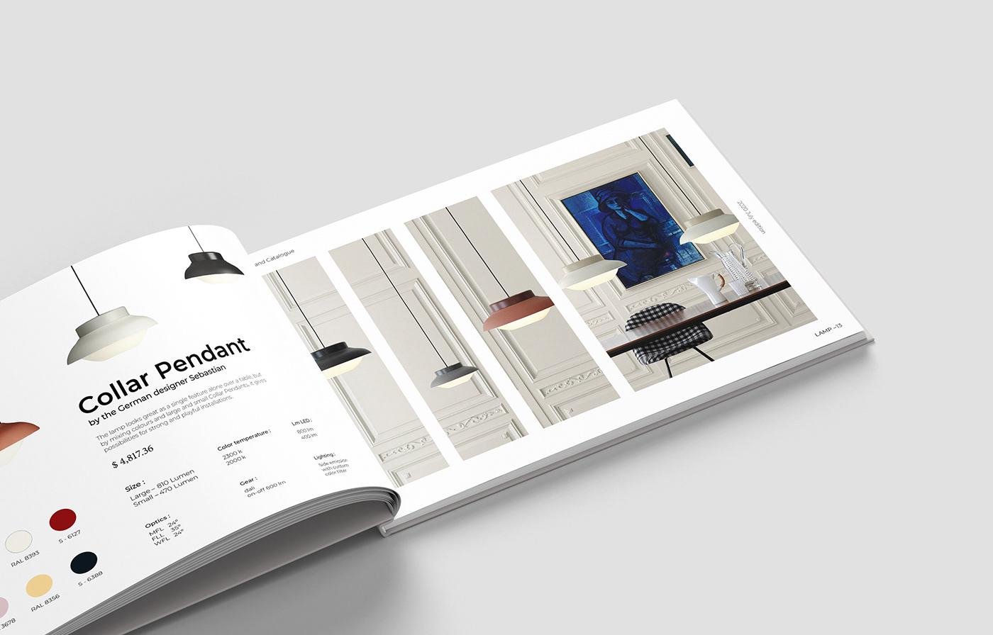 国外灯具产品画册设计