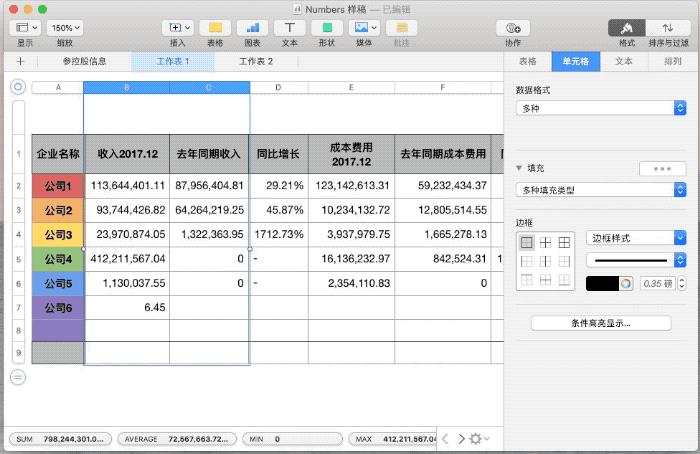想用 Numbers 做出漂亮的表格，从这 8 个技巧开始 - 知乎