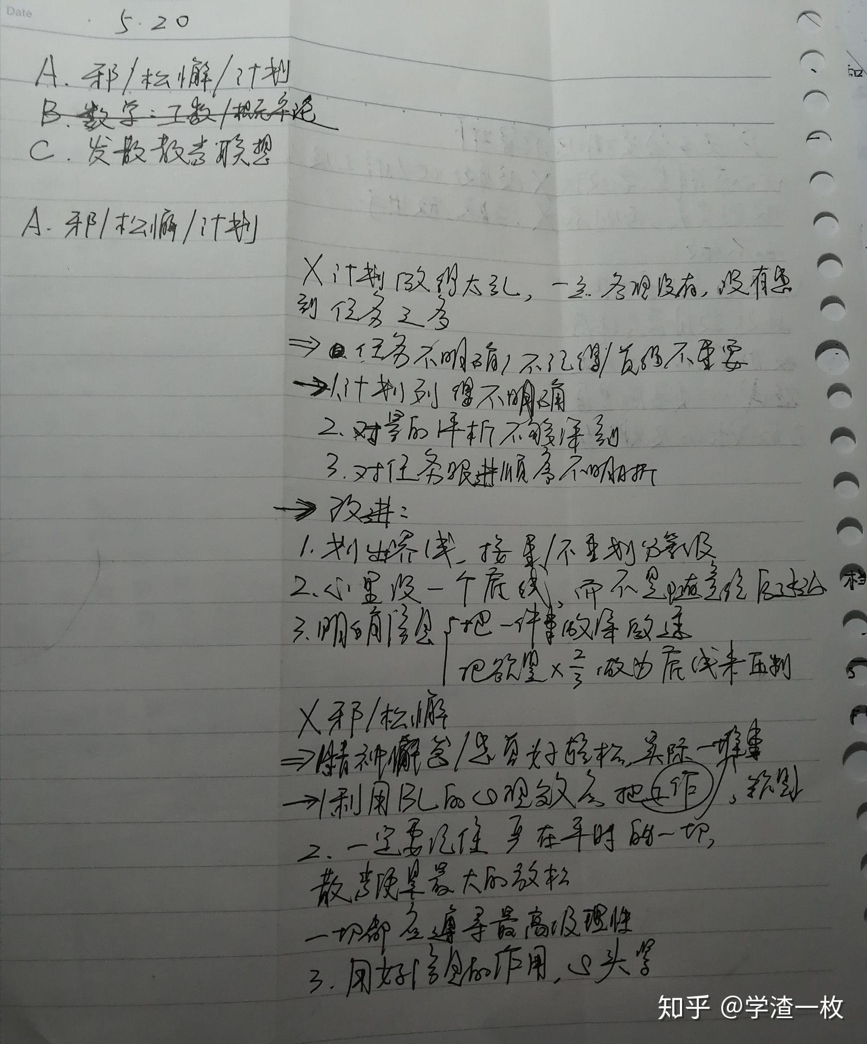 520每日复盘反思