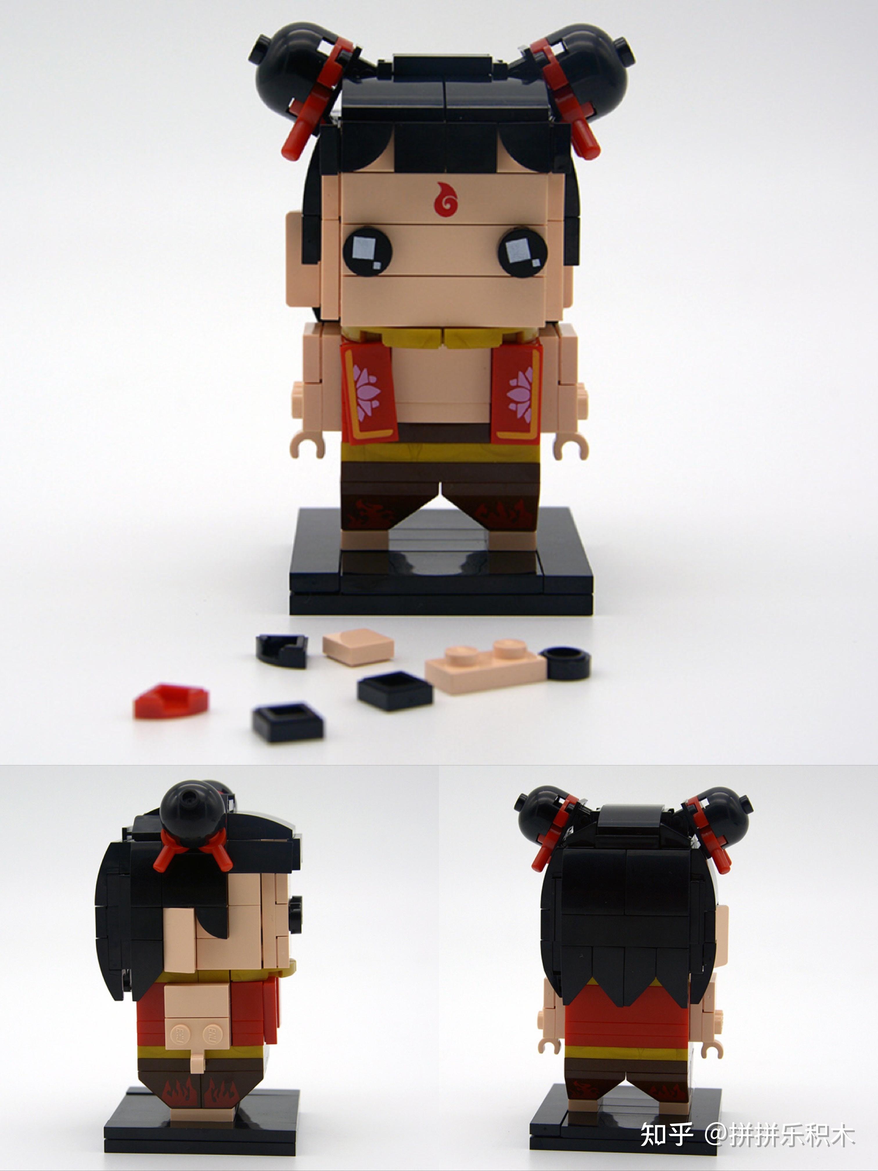 keeppley积木a0107哪吒与敖丙实拍细节介绍