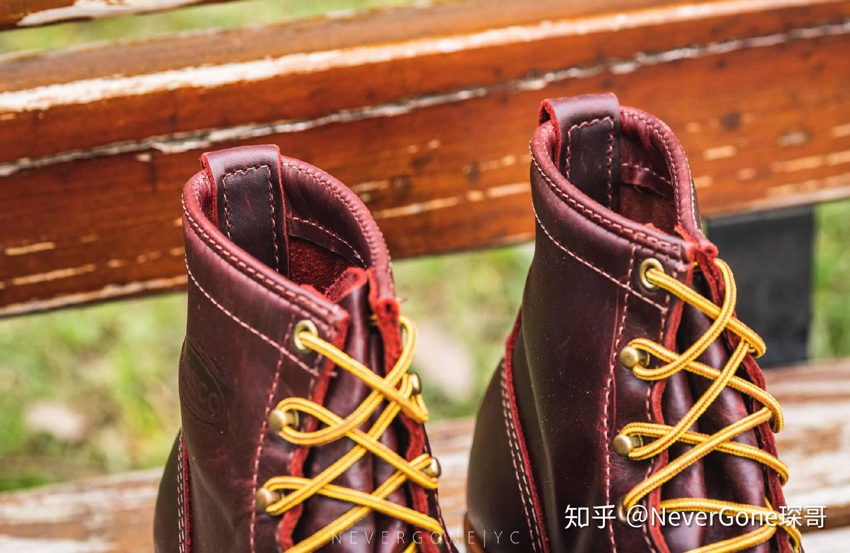 wesco闲扯酒红油皮packer工装靴开箱解析