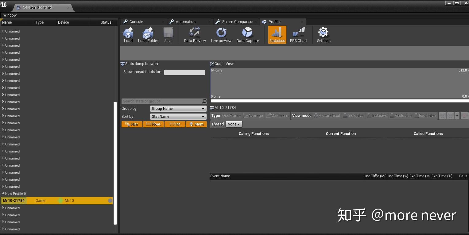 UE4 Android下实时profile获取数据 知乎