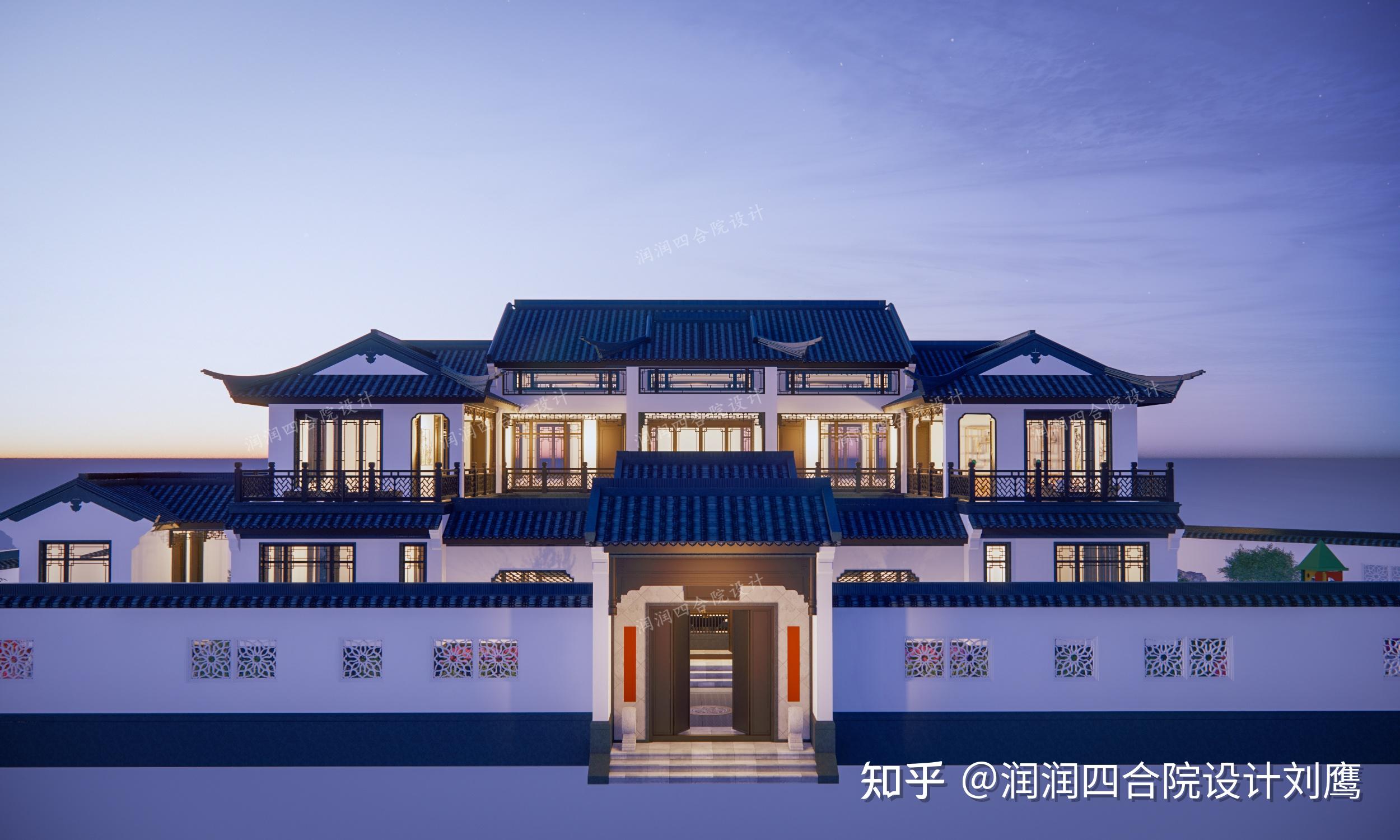 润润四合院设计刘鹰：四川两层苏式四合院祖宅25×18.5，游花园，享田园生活 - 知乎