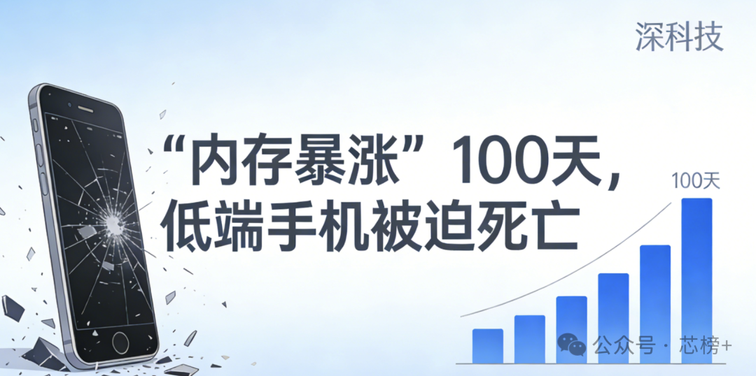 “内存暴涨”100天,低端手机被迫死亡