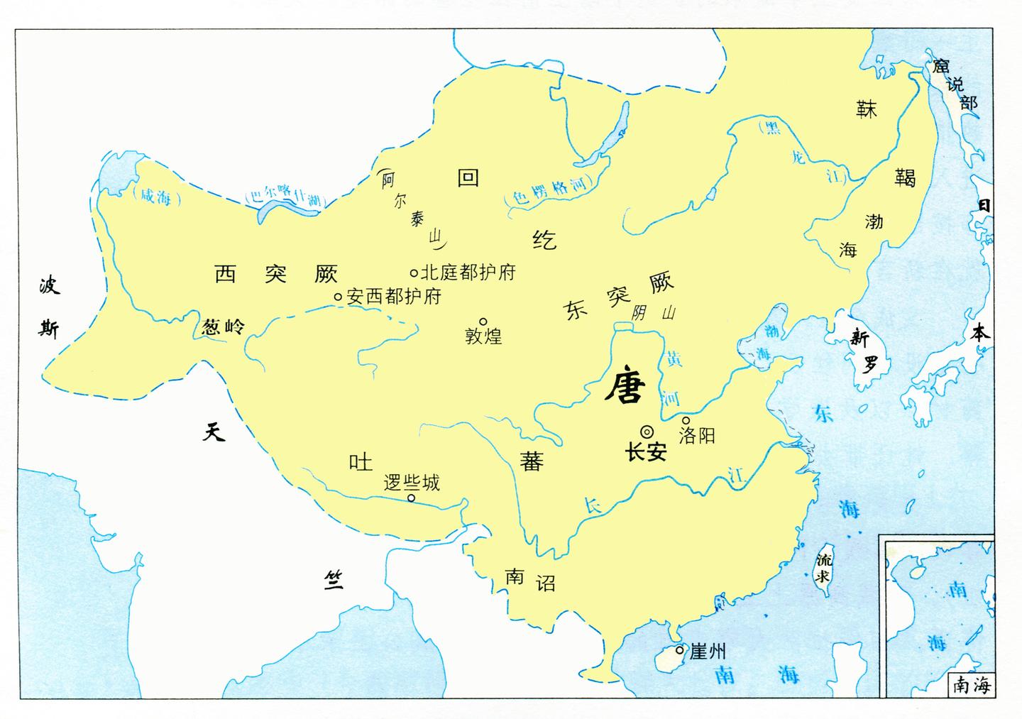 地理答啦 唐朝前期行政区划的特点 州县分等 道 的建立 知乎