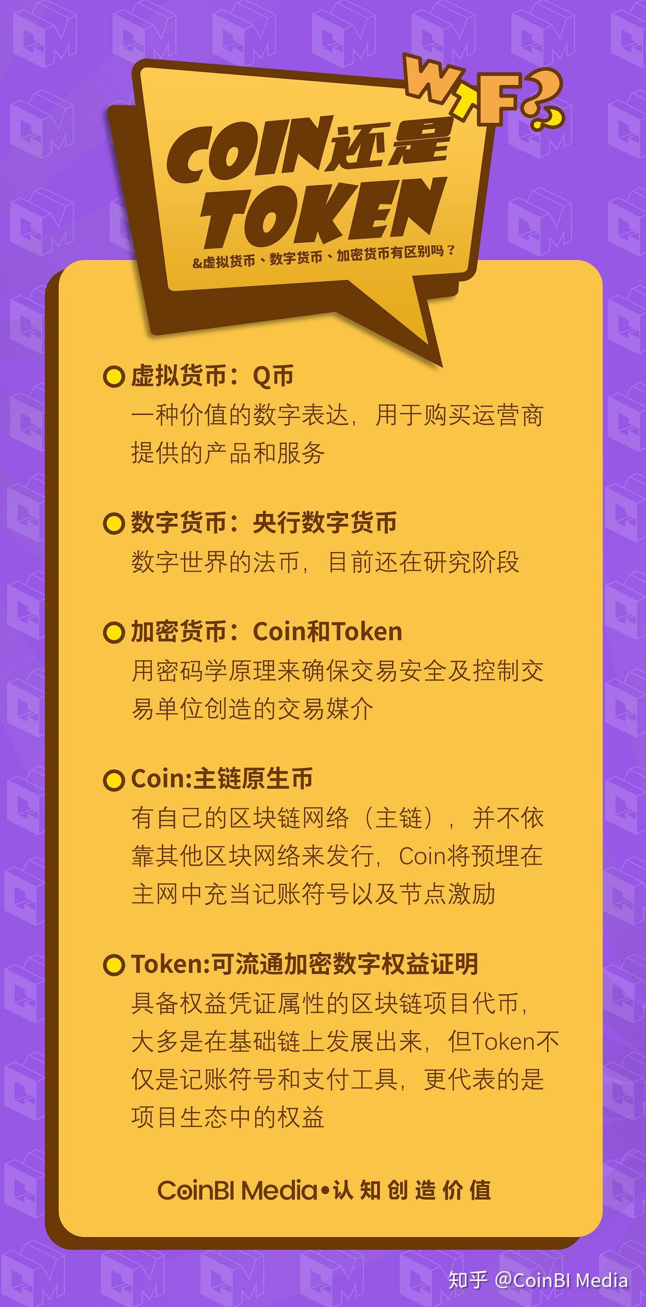 Coin还是Token？背后的逻辑是什么？ - 知乎