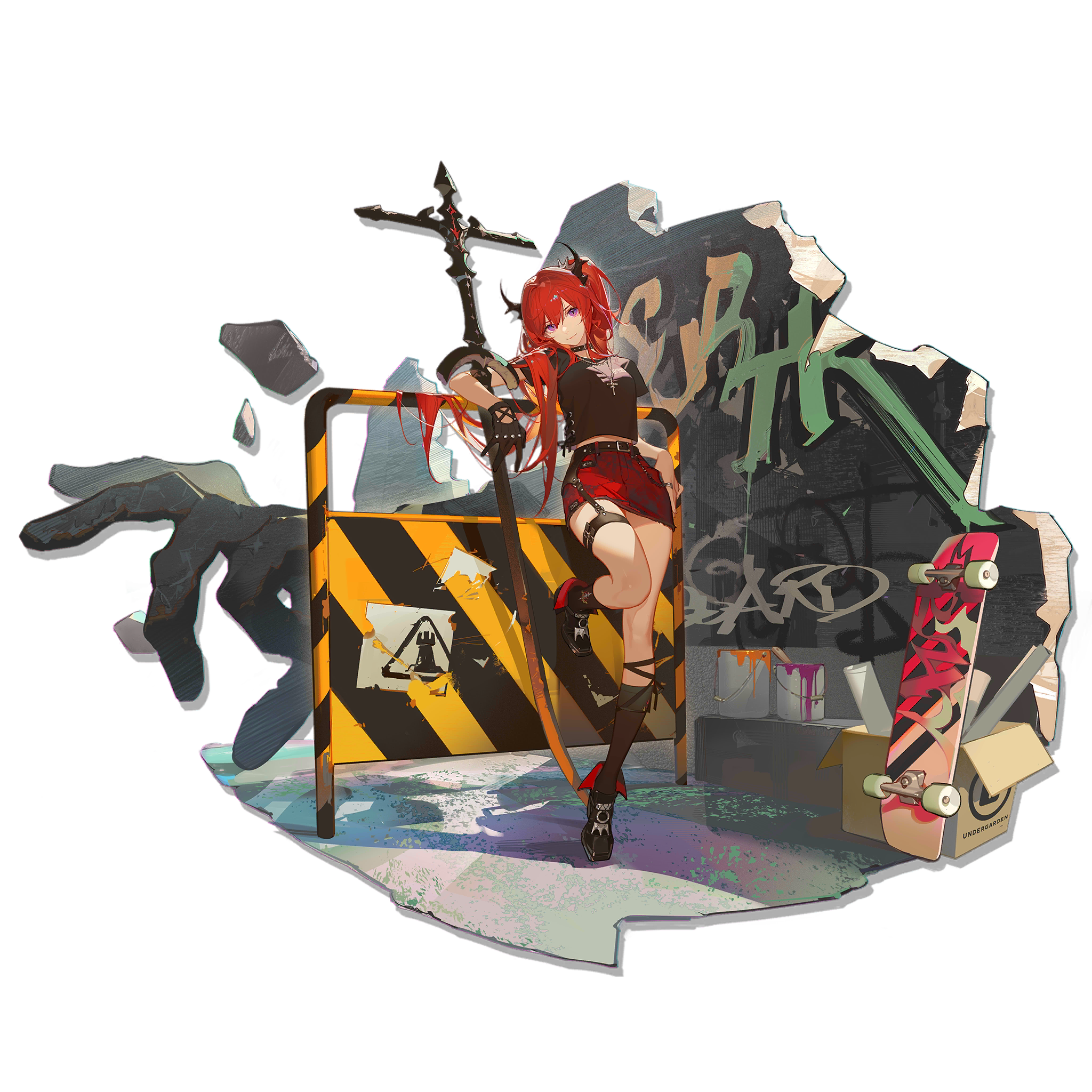 明日方舟史尔特尔42姐有哪些好看的高清壁纸? - 知乎