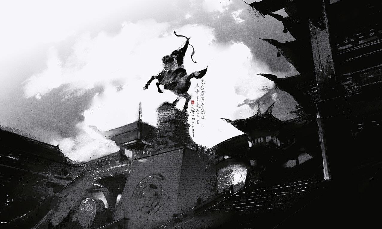 有那些古风黑白色的壁纸