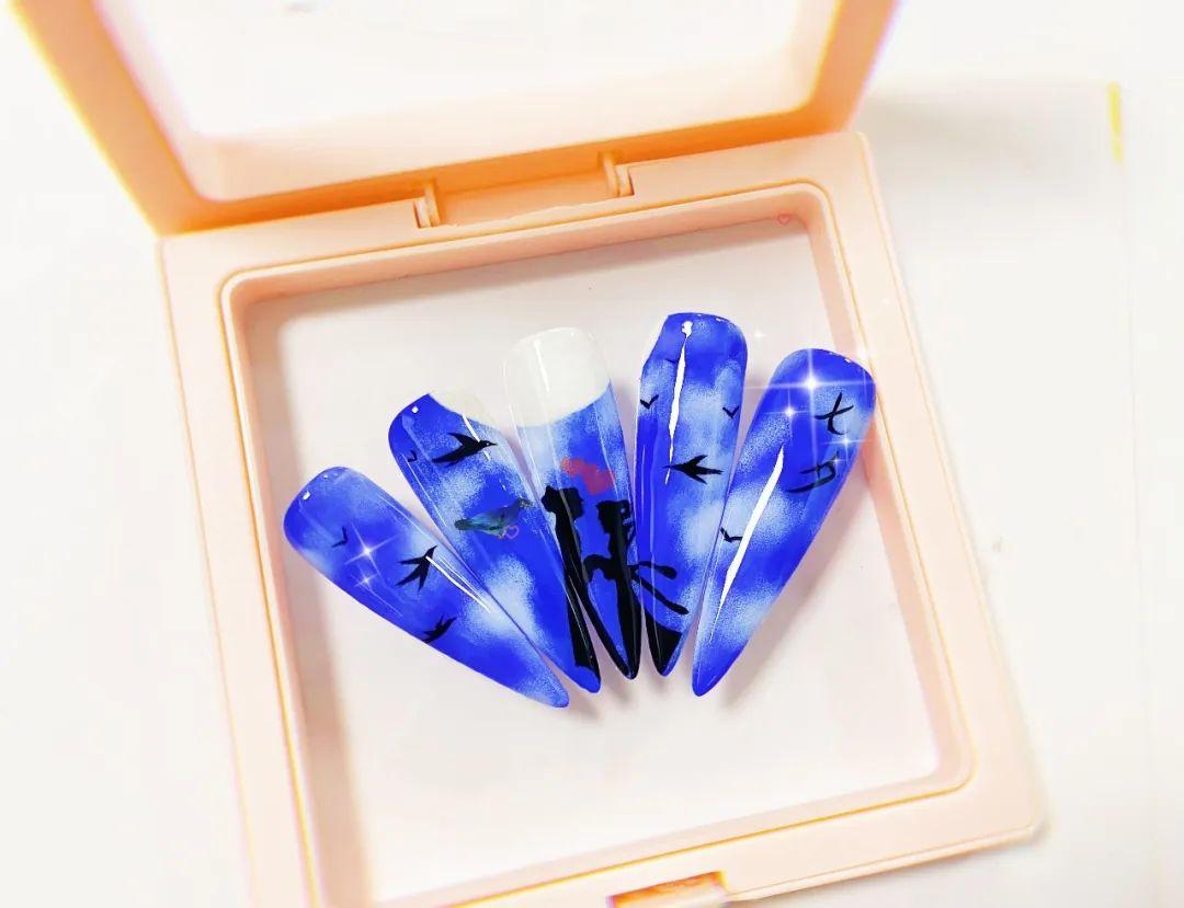 甜到心巴花都学校美甲高级班献艺七夕快来围观