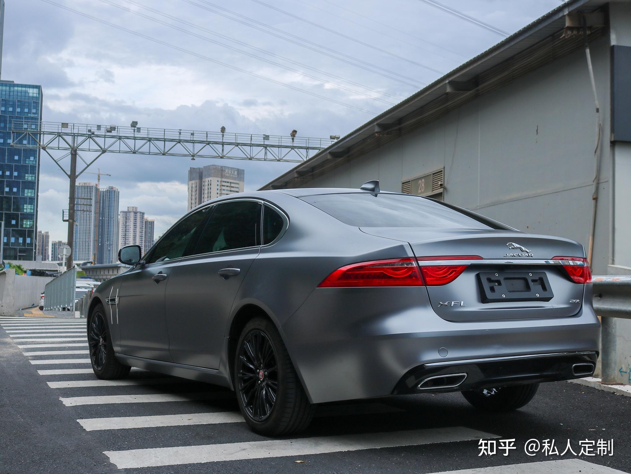 深圳捷豹xfl改色电光金属钛银灰 - 知乎