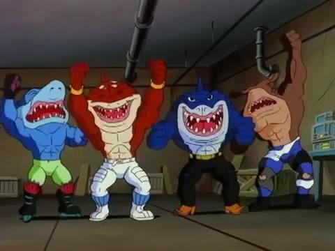 鲨鱼侠(street sharks)作为当时忍者神龟的模仿之作,no2.