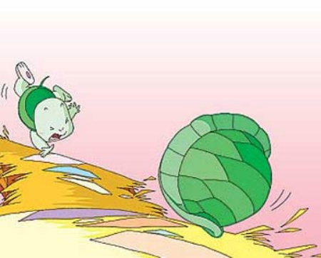 这一天,小乌龟一边想着心事,一边在山坡上慢慢地走着.