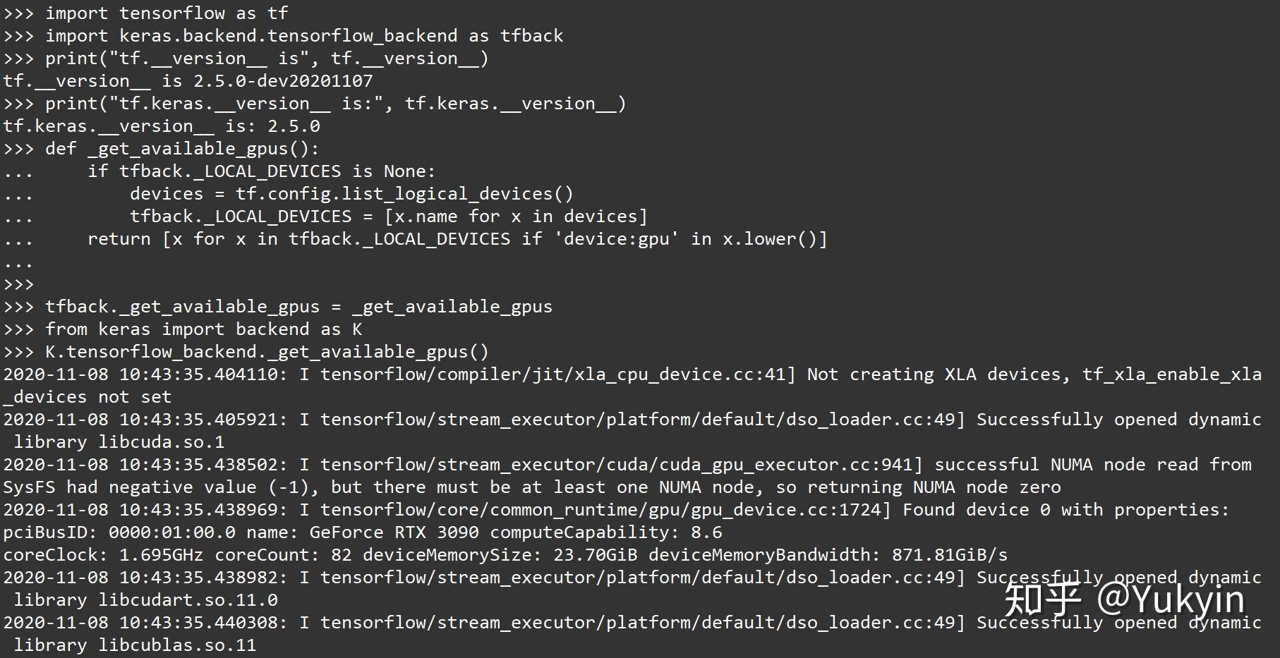 Rtx 3090 pytorch tensorflow keras 