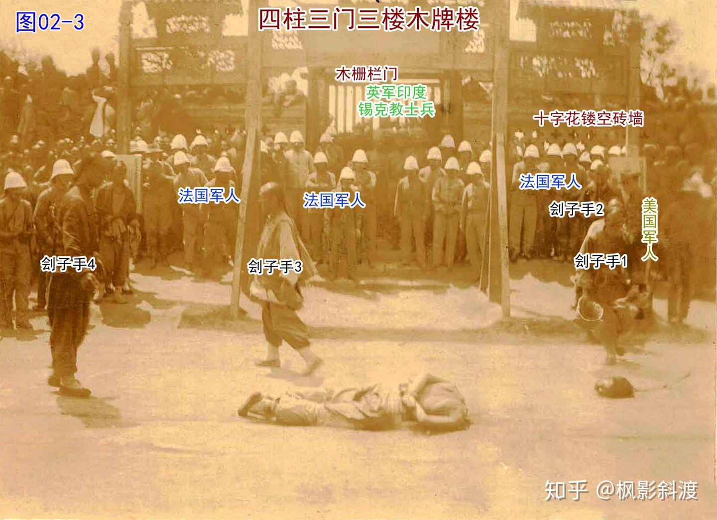 1900年天津西门外“贞节烈女坟”前的行刑场 - 知乎