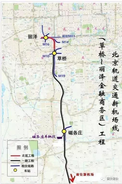 燕郊刚爽完,固安地铁就来!新机场线南延将成地铁快线