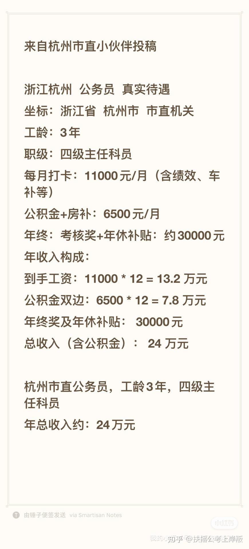 浙江杭州 公务员 真实待遇 - 知乎