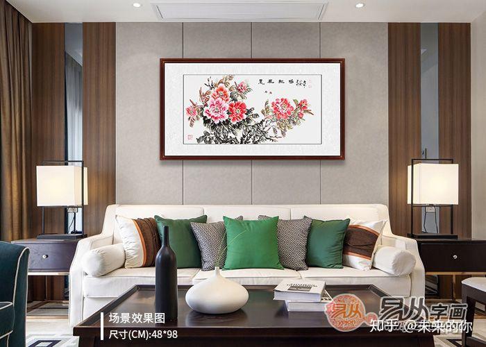 客厅沙发墙挂什么字画最好客厅花鸟画精品推荐