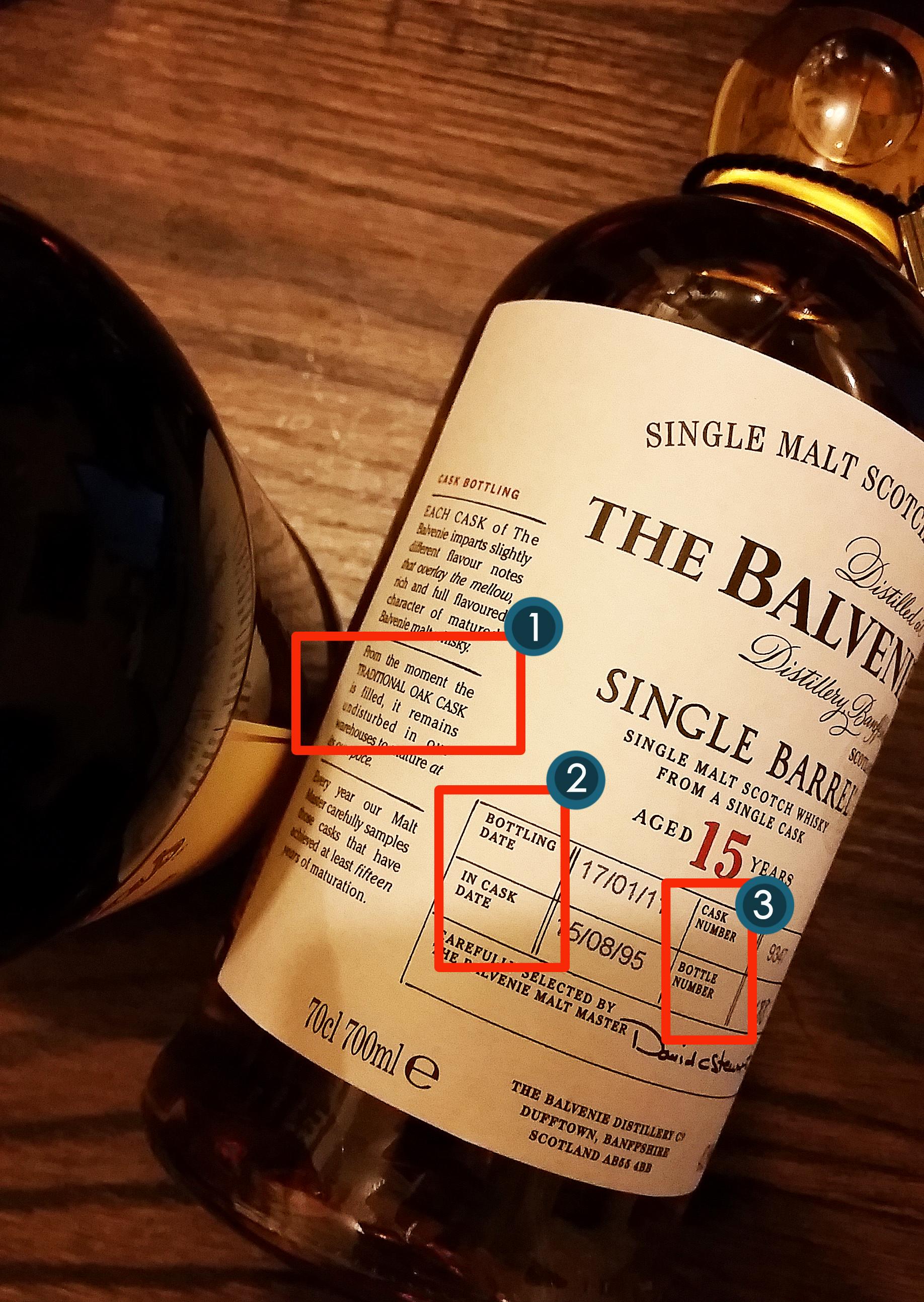 木桶这裡可能最困扰大家,如果清楚地标明是sherry cask/bourbon cask