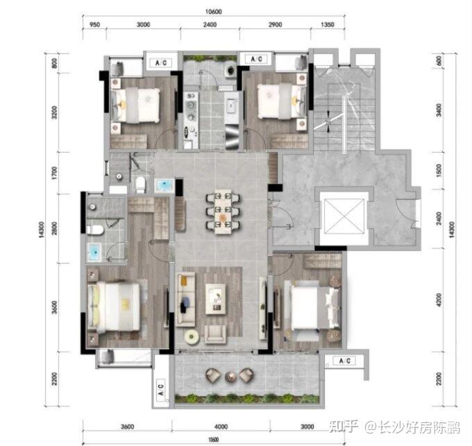 爆裂:7488元起,地铁口精装房!天心区1号线地铁口,现房清盘! - 知乎