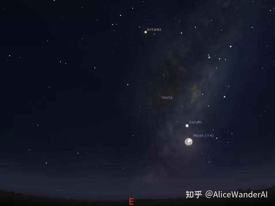 太阳冲土星图片