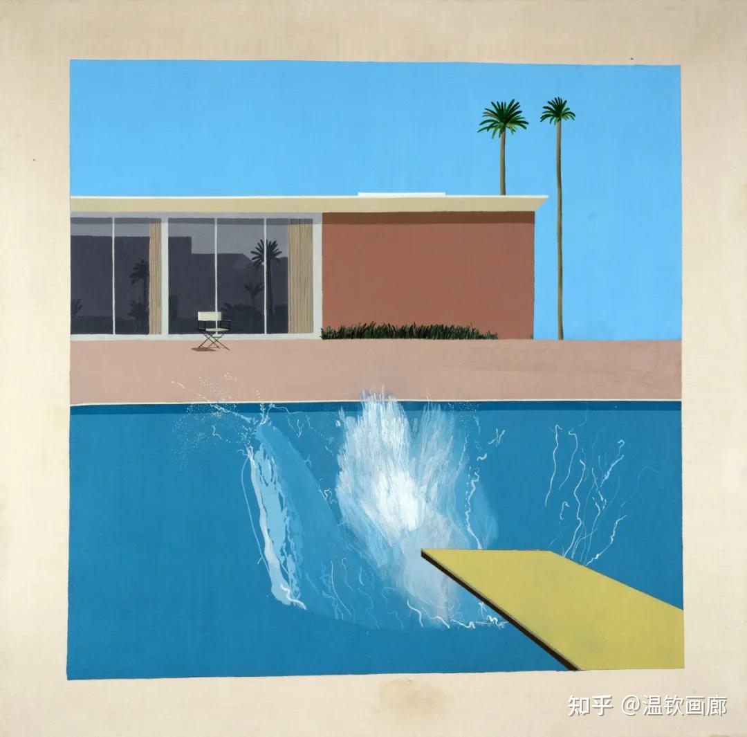 大卫·霍克尼（david Hockney）：泳池 知乎 