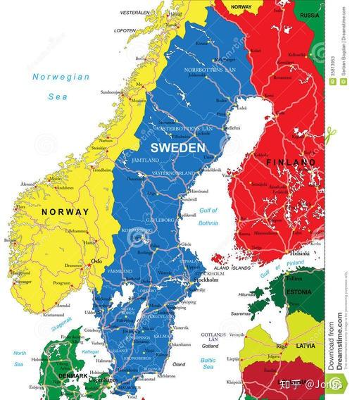瑞典位于欧洲北部的斯堪的纳维亚半岛,是欧洲国土面积最大的国家之一