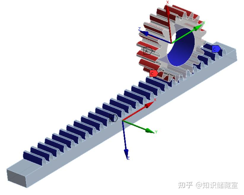 ansysworkbench齒輪齒條齧合瞬態動力學分析